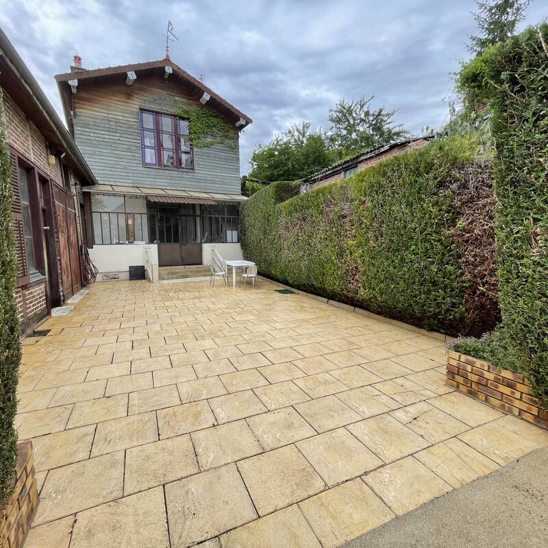 Nettoyage haute pression terrasse dallée paysagiste Aube